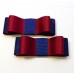 Carly - Claret and Navy Shoe Bows