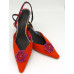 Alexa Shoe Clips - red