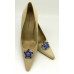 Amelia Shoe Clips - blue and purple