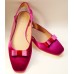 Bella Shoe Bows - Crimson Pink