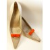 Bella Shoe Bows - Tangerine
