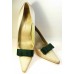 Carly - Green Shoe Bows