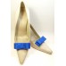 Carly - Royal Blue Shoe Bows