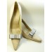 Carly - Grey and Silver Shoe Bows