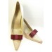 Carly - Wine Shoe Bows