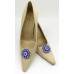 Catherine Shoe Clips - Electric Blue