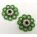 Catherine Shoe Clips - Green