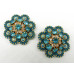 Catherine Shoe Clips - Turquoise
