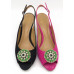 Emily Shoe Clips - emerald