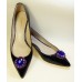 Heidi - Blue Shoe Clips