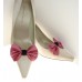 Marilyn - Old Rose Silk Shoe Bows