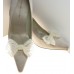 Marilyn - Ivory Lace Shoe Bows