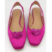 Mary Jane Shoe Clips - hot pink