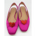 Mary Jane Shoe Clips - red