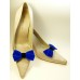 Velvet Bows - Royal Blue Shoe Bows